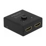 DeLOCK 64072 HDMI 2 - 1 Switch Bidireccional 4K 60 Hz 3840 x 2160 Negro