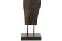 DKD Home Decor Figura de Cemento Diosa Javanesa Gris Oscuro 40x35x120 cm