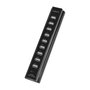 LogiLink UA0096 Hub USB 2.0 con 10 puertos y fuente de alimentación, Negro