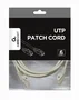 Gembird PP6U-CU-3M Cable de Red Cat6 U/UTP (UTP) Cobre 3 Metros Gris, Latiguillo Patch Cord con Conectores RJ-45 y Contactos Chapados en Oro