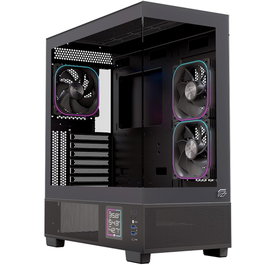 Einarex Caja ATX Semitorre S501D RGB Negra