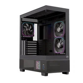 Einarex PRISMA S501D Caja Gaming Mid-Tower RGB Negra