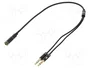 GEMBIRD Cable de audio stereo 3,5mm Jack a 2 x 3,5mm 0,2m