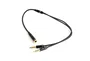 Gembird Cable de audio 3,5 mm 4-pin a 2 x 3,5 mm estéreo negro