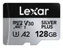 Lexar Professional SILVER PLUS 128 GB Tarjeta MicroSDXC UHS-I Clase 3 (U3) V30 A2 205 MB/s Lectura 150 MB/s Escritura