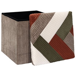 Home Deco Factory CAJA-PUF PLEGABLE SCOTT PATCHW