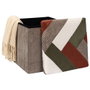 Home Deco Factory CAJA-PUF PLEGABLE SCOTT PATCHW