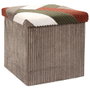 Home Deco Factory CAJA-PUF PLEGABLE SCOTT PATCHW