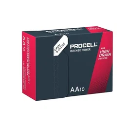 Duracell Procell - Pilas AA Alcalinas Intense Power LR6 1.5V - Paquete de 10 Unidades