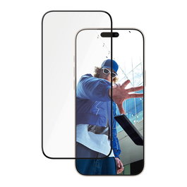 PanzerGlass Protector de Pantalla Ceramic para iPhone 16 Pro Max UWF Ultra-Wide Fit con EasyAligner