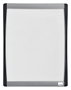Nobo Pizarra blanca magnética con marco arqueado 355x280 mm