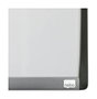 Nobo Pizarra blanca magnética con marco arqueado 355x280 mm
