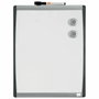 Nobo Pizarra blanca magnética con marco arqueado 355x280 mm