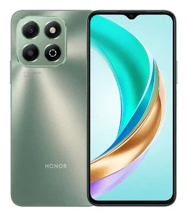 Honor X6b Smartphone 4GB RAM 128GB 4G, Pantalla 6.56", Cámara Dual 50MP, Android 14, Batería 5200 mAh, Color Forest Green