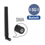 DeLOCK Antena 5G LTE SMA Macho Omnidireccional con Articulación de Inclinación - Negro