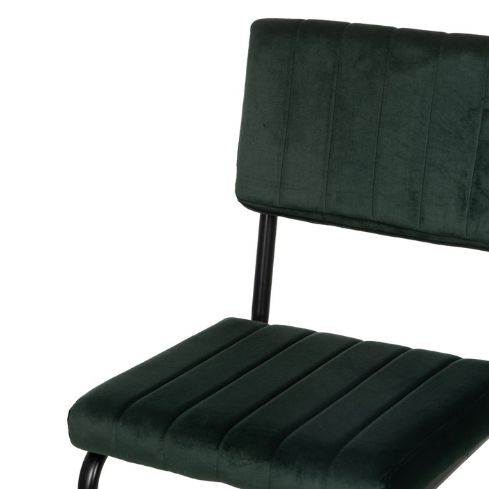 Taburete Verde Tejido-Metal Contract 44 X 50 X 115 cm (Set de 2)