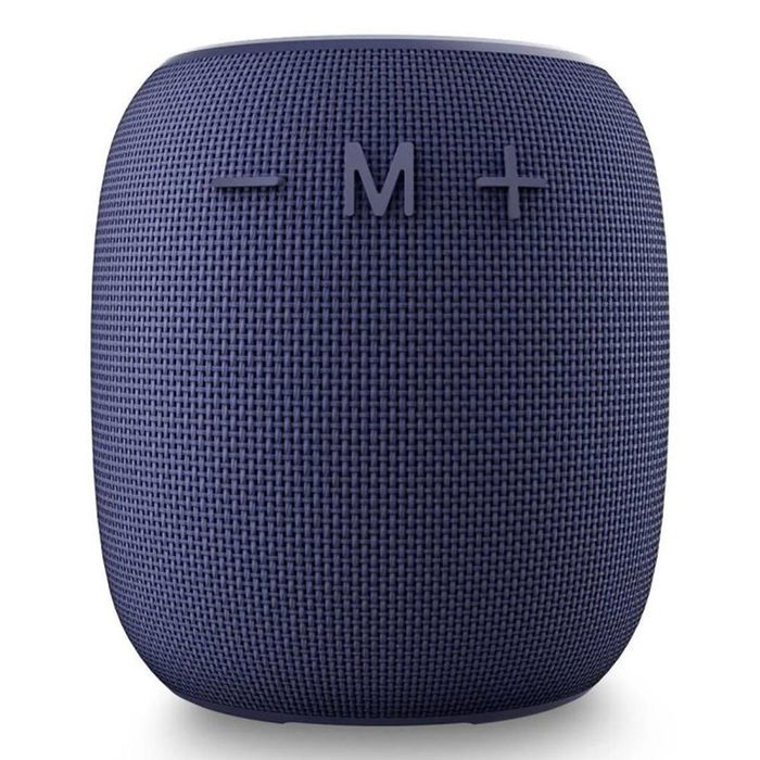 Energy Sistem Bloom - Altavoz Bluetooth Portátil, 10W, Resistente al Agua IPX6, 18h Batería, Luz LED, True Wireless Stereo, USB-C, Azul