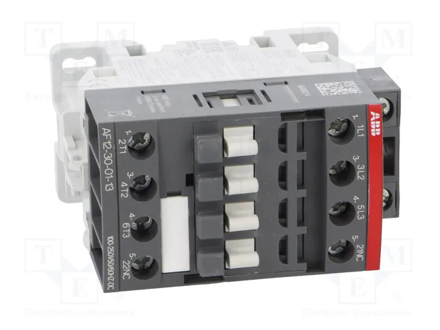 ABB Contactor AF 3-polar 12A NO x3 NC