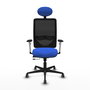 PIQUERAS Y CRESPO Silla de oficina Zulema Azul y Negro con Mecanismo Sincro/Traslack
