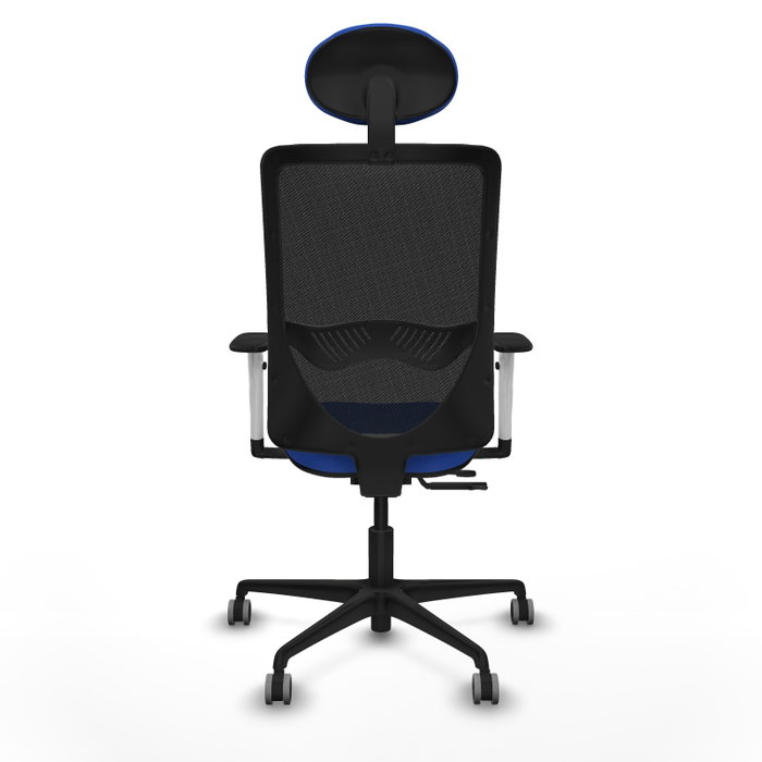 PIQUERAS Y CRESPO Silla de oficina Zulema Azul y Negro con Mecanismo Sincro/Traslack