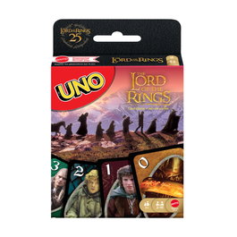 Mattel Games Juego Uno El Señor De Los Anillos Jmf13, +7 Años, Juego de Cartas