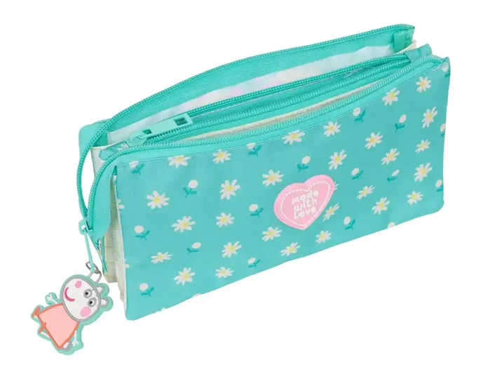 Safta Portatodo Triple Peppa Pig Pretty Flowers Safta Portatodo Triple Peppa Pig Pretty Flowers