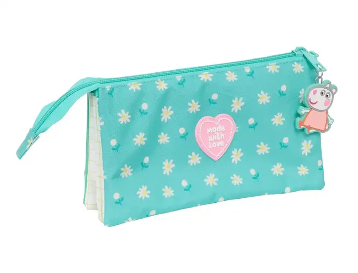 Safta Portatodo Triple Peppa Pig Pretty Flowers Safta Portatodo Triple Peppa Pig Pretty Flowers