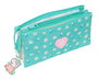 Portatodo Triple Peppa Pig Pretty flowers Amarillo Menta 22 x 12 x 3 cm