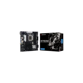 Biostar B760MXC PRO Placa Base Intel B760 Socket 1700 mATX DDR5 (4x) PCIe 4.0 x16 2.5GbE LAN ALC897