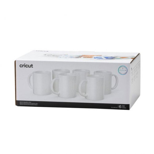 Cricut 2008942 Tazón Blanco Universal, 6 Piezas