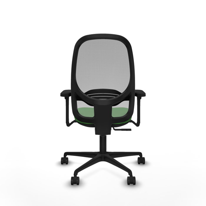 PIQUERAS Y CRESPO Silla de oficina Cilanco con mecanismo Sincro, Tela Verde y Malla Gris