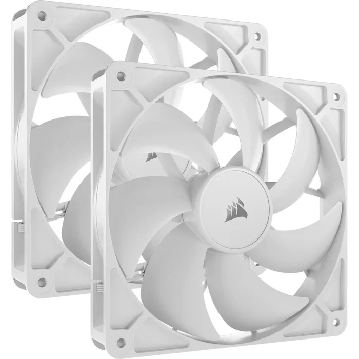 Corsair RS140 Ventilador PWM Blanco 140 mm para Carcasa de PC - Pack de 2 Ventiladores - CO-9050195-WW
