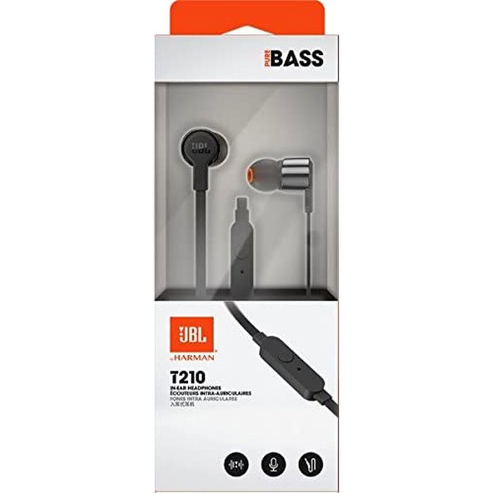 JBL TUNE 210 Auriculares Intrauditivos Negro JBL TUNE 210 Auriculares Intrauditivos Negro