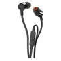 JBL JBLT210BLK Auriculares Intrauditivos con Micrófono, Jack 3.5mm, Negros