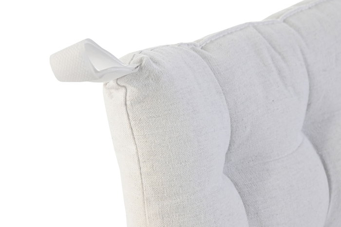 DKD Home Decor Cojin Silla Urban Crudo 42x42x3 cm (2 Unidades) Algodon Poliester DKD Home Decor Cojin Silla Urban Crudo 42x42x3 cm (2 Unidades) Algodon Poliester