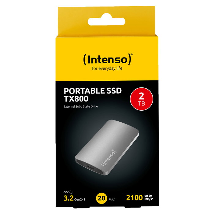 Intenso TX800 SSD Externo 2 TB Antracita USB Tipo C