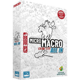 SD GAMES Juego Micro Macro All In español – Juego de mesa detective