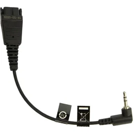 Jabra Cable de audio QD a Jack de 2,5 mm 0,15 m Negro