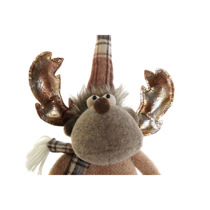 DKD Home Decor Figura Poliéster RENO Surtido de 2 Unidades Marrón