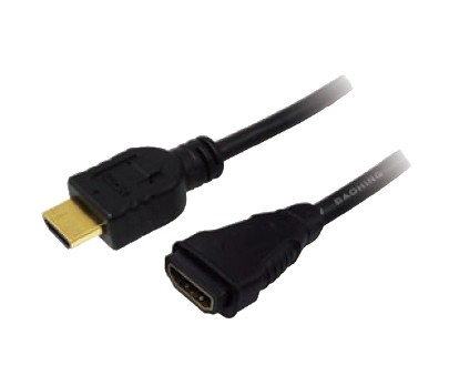 LogiLink Cable HDMI a HDMI con Ethernet, 3.00m, Dorado