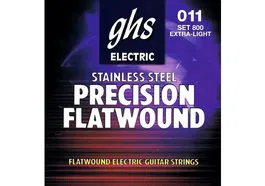 GHS Juego Eléctrica Precission Flats® Extra Light 11-46 Ghs Cuerdas para Guitarra Eléctrica