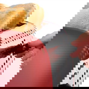 Russell Hobbs 26554-56 Tostador Colours Plus Rojo con Calientapanecillos y Tueste Rápido