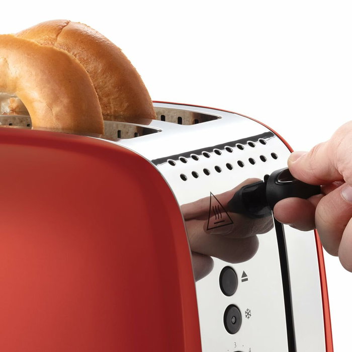 Russell Hobbs Colours Plus Rojo Tostadora de 2 Ranuras Russell Hobbs Colours Plus Rojo Tostadora de 2 Ranuras