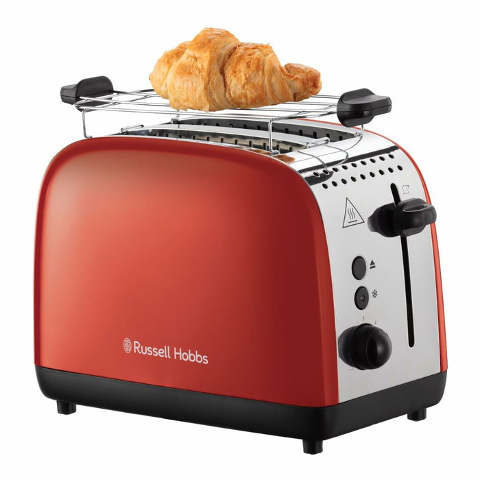 Russell Hobbs Colours Plus Rojo Tostadora de 2 Ranuras Russell Hobbs Colours Plus Rojo Tostadora de 2 Ranuras