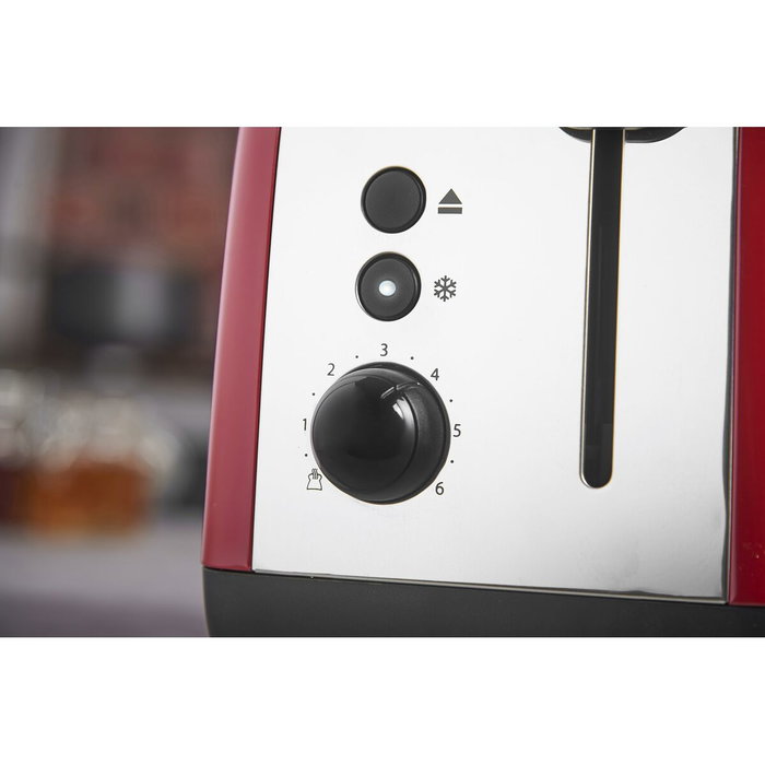 Russell Hobbs Colours Plus Rojo Tostadora de 2 Ranuras Russell Hobbs Colours Plus Rojo Tostadora de 2 Ranuras
