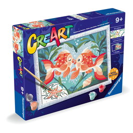 Ravensburguer Creart Serie D Classic Peces Enamorados 23979 - Juego Pintar por Números +9 años