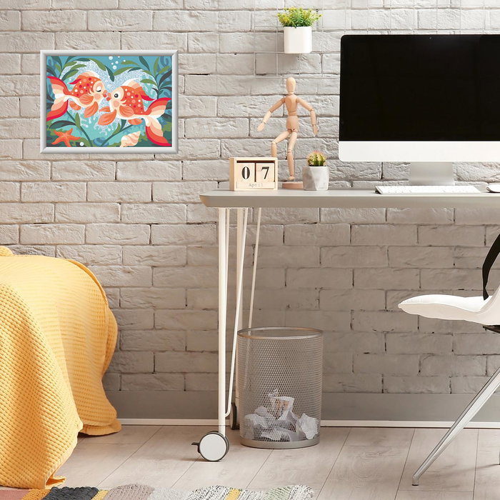 Ravensburguer Creart Serie D Classic Peces Enamorados 23979 - Juego Pintar por Números +9 años