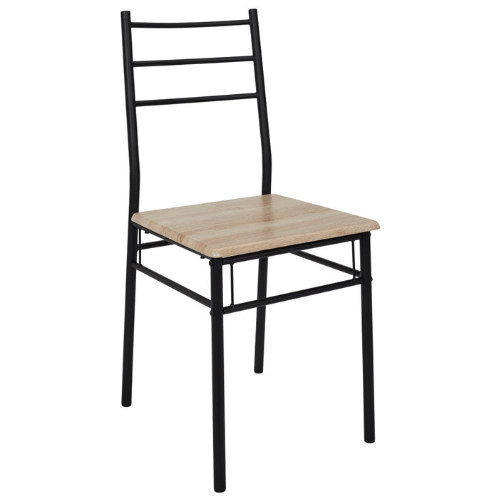 Home Deco Factory Conjunto de mesa con 4 sillas Loka Home Deco Factory Conjunto de mesa con 4 sillas Loka