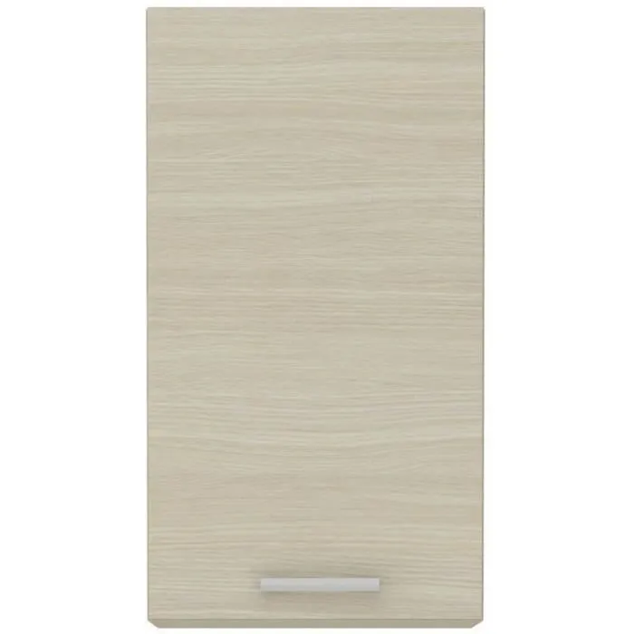 Muebles de Chamonix Top - 1 Puerta de lucha - Melamine - Decoración Chene - L 40 x D 31 x H 76 cm
