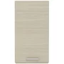 Muebles de Chamonix Top - 1 Puerta de lucha - Melamine - Decoración Chene - L 40 x D 31 x H 76 cm